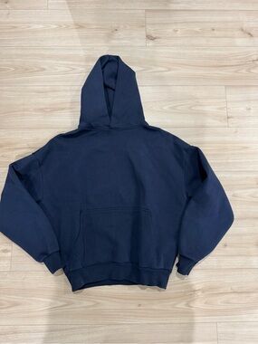Men's Crewneck Hoodie in Deep Navy